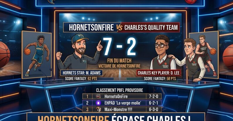 PBFL 2K26 – Week 1 – Le passé ne préjuge pas du futur